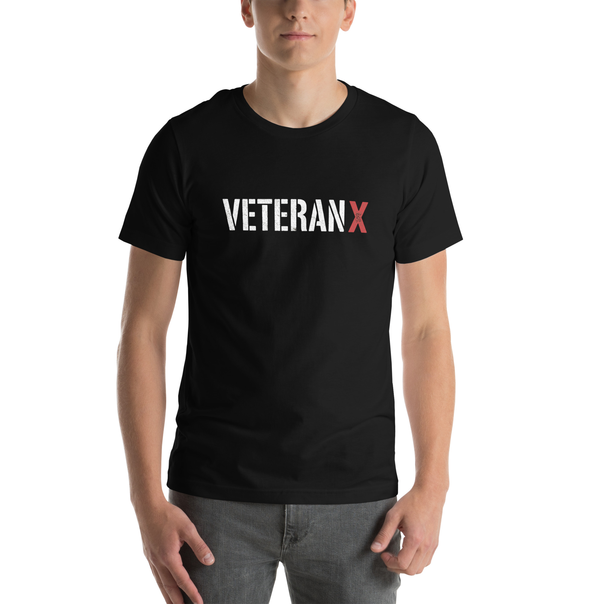 Veteran X Unisex T-Shirt - Image 2