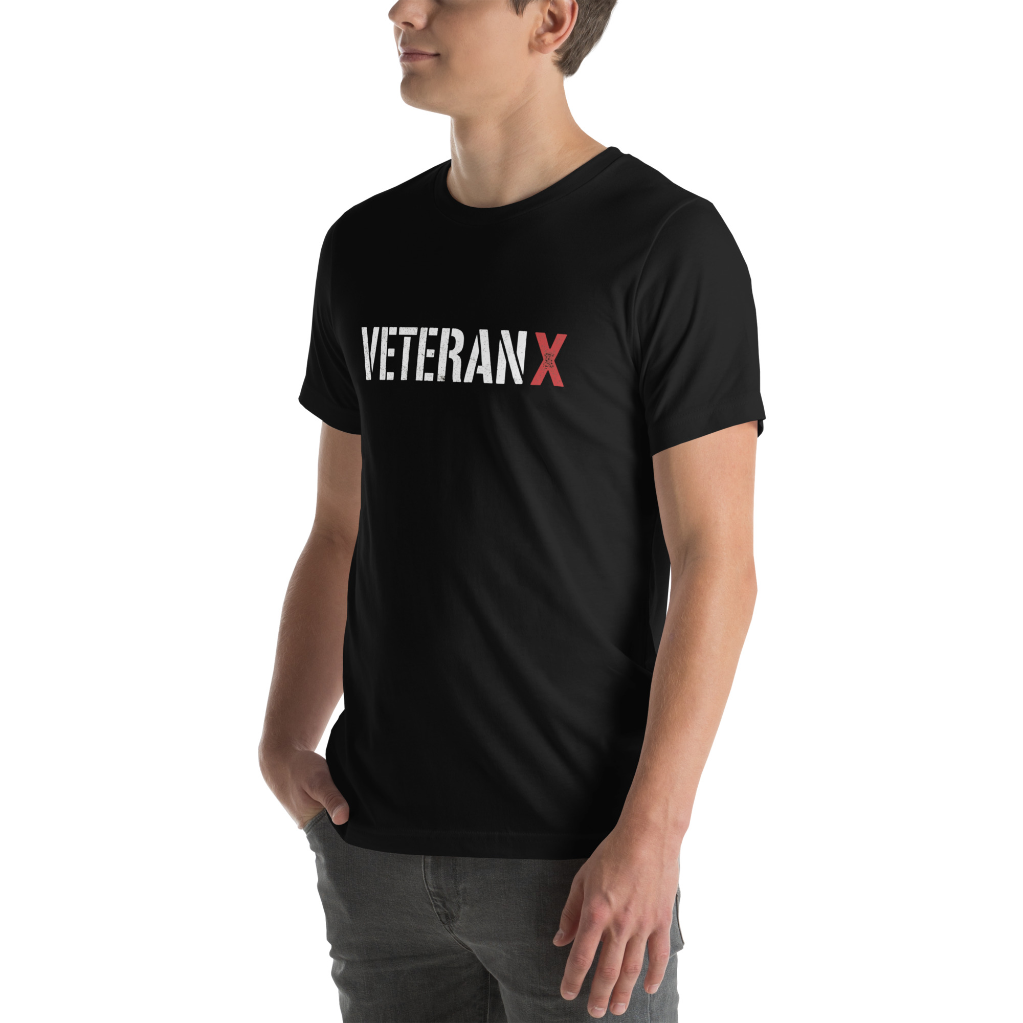 Veteran X Unisex T-Shirt - Image 3