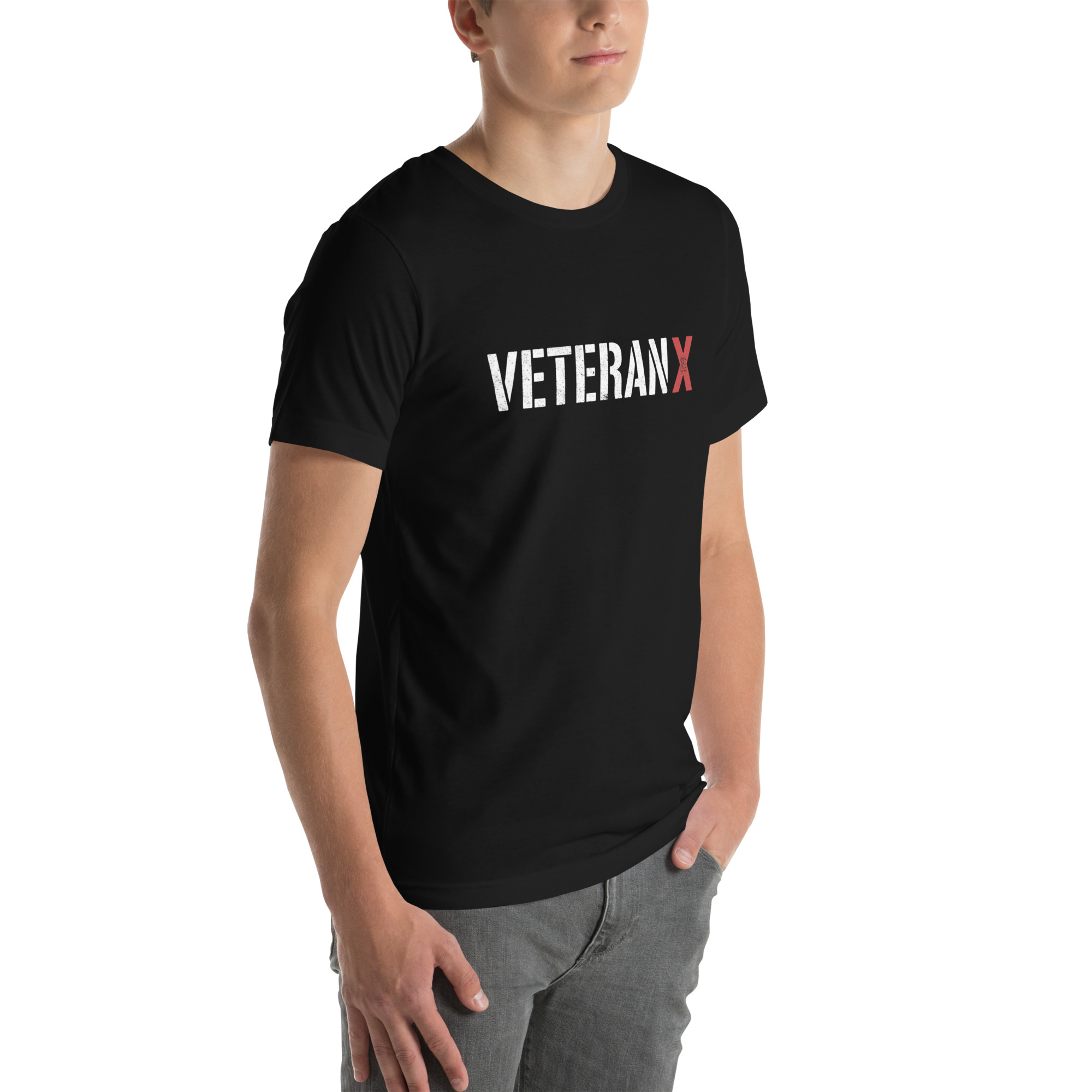 Veteran X Unisex T-Shirt - Image 4